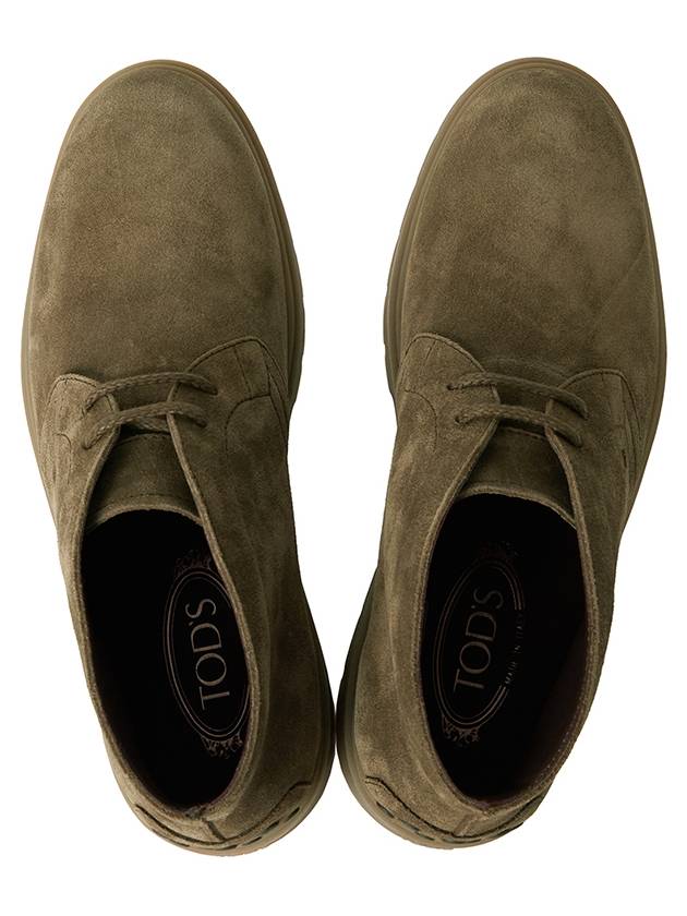 Suede Desert Winter Boots Brown - TOD'S - BALAAN 3