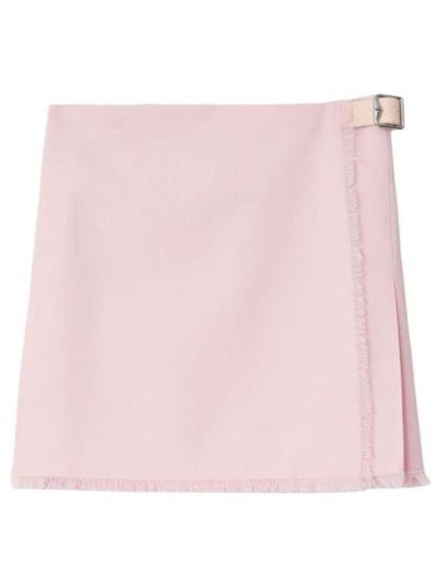 Midi Skirt 8083030 S24 GIU 42 A3238 PINK - BURBERRY - BALAAN 1