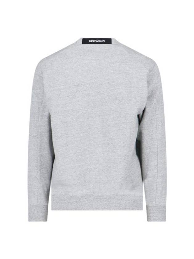 Diagonal Raised Fleece Lens Sweatshirt Grey - CP COMPANY - BALAAN 3