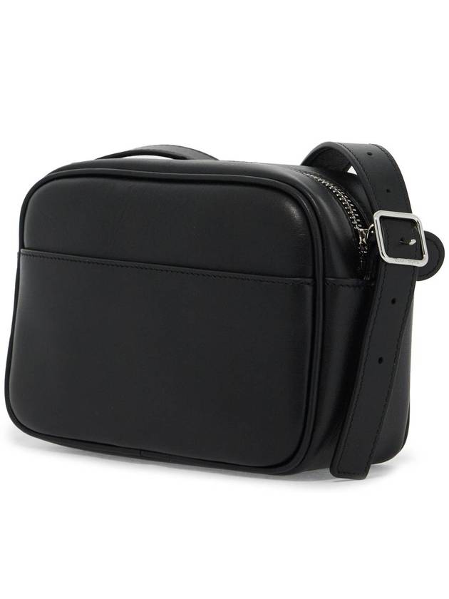 Leather Top Handle Cross Bag Black - COURREGES - BALAAN 3