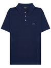 Austin Embroidery Logo Polo Shirt Blue - A.P.C. - BALAAN 11