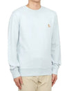 Chillax Patch Regular Sweatshirt Sky Blue - MAISON KITSUNE - BALAAN 3