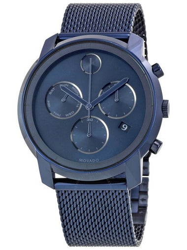 Movado Bold Chronograph Blue Dial Men's Watch 3600403 - MOVADO - BALAAN 1