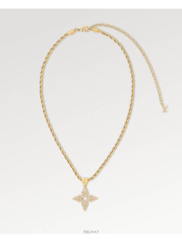 LV Rope Pendant Necklace Gold - LOUIS VUITTON - BALAAN 4