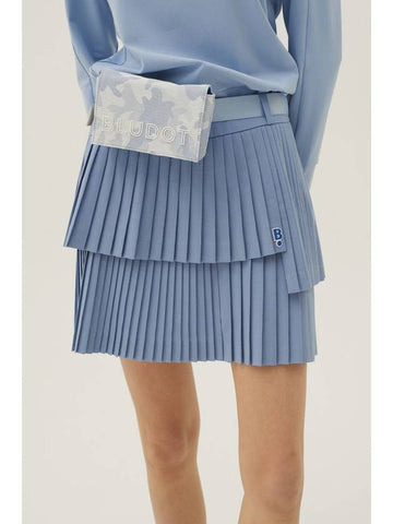 LAYERED PLEATS CULOTTEBL - BLUDOT - BALAAN 1