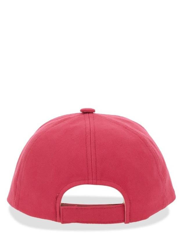 Tyron Logo Cotton Ball Cap Pink - ISABEL MARANT - BALAAN 4