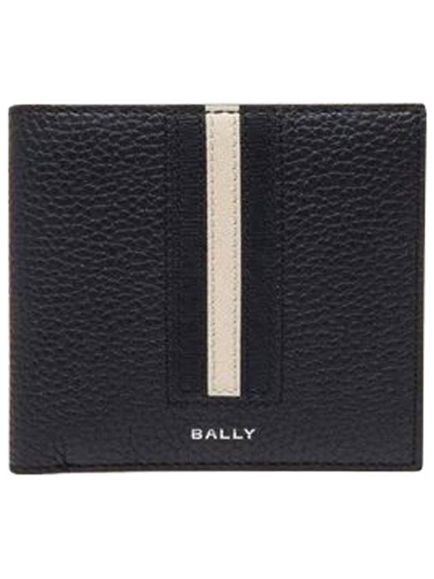 striped leather bifold wallet black - BALLY - BALAAN 2