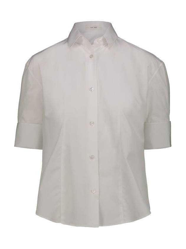 Women's Carpazi Cotton Shirt White - THE ROW - BALAAN 1