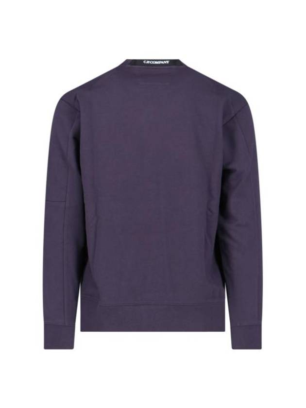 Diagonal Raised Fleece Lens Sweatshirt Purple - CP COMPANY - BALAAN 3