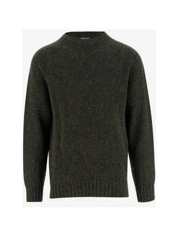 HOWLIN Crewneck Wool Knit TERRY HUNTING GREEN - HOWLIN' - BALAAN 1