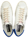 Superstar Blue Heel Tab Low Top Sneakers White - GOLDEN GOOSE - BALAAN 3