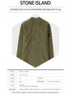 Waffen Patch Cotton Sweatshirt Green - STONE ISLAND - BALAAN 3