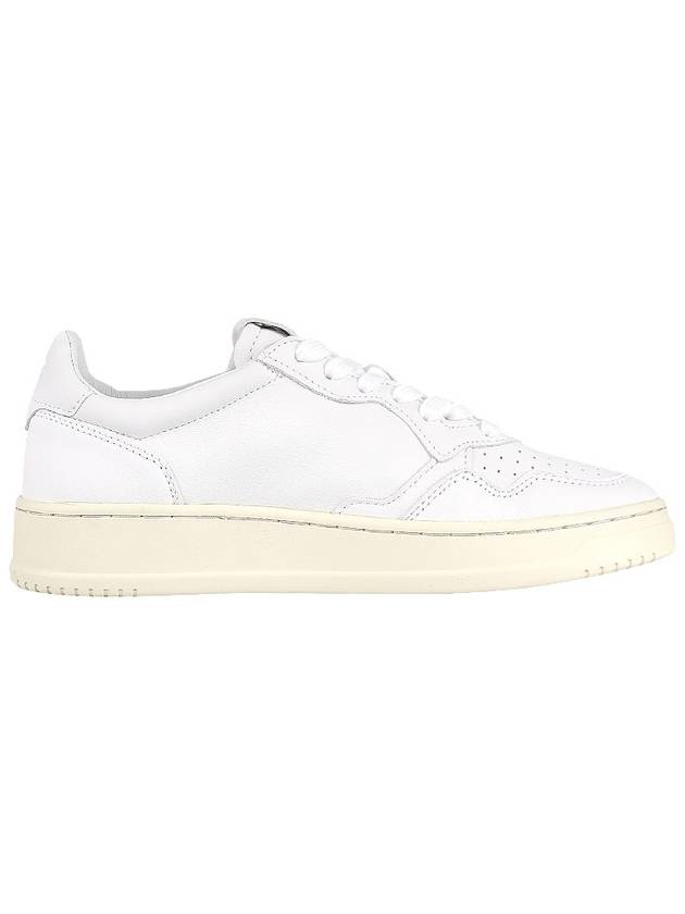 Medalist Goatskin Low Top Sneakers White - AUTRY - BALAAN 5