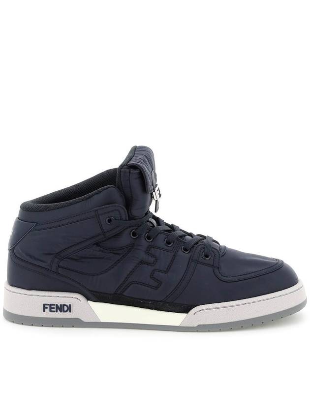 Match High Top Sneakers Blue - FENDI - BALAAN 3