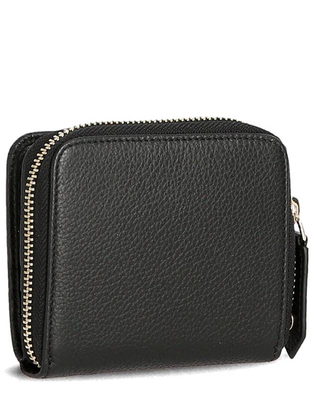 Grain Zipper Medium Gold Half Wallet Black - VIVIENNE WESTWOOD - BALAAN 4