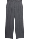 Pleated Detail Straight Pants Grey - OUR LEGACY - BALAAN 2