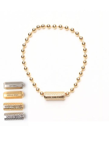 Gatsby Gold Ball Chain Bracelet - GAMAN - BALAAN 1