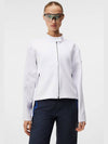 Paraglide Biker Mid Layer Zip-Up Jacket White - J.LINDEBERG - BALAAN 3