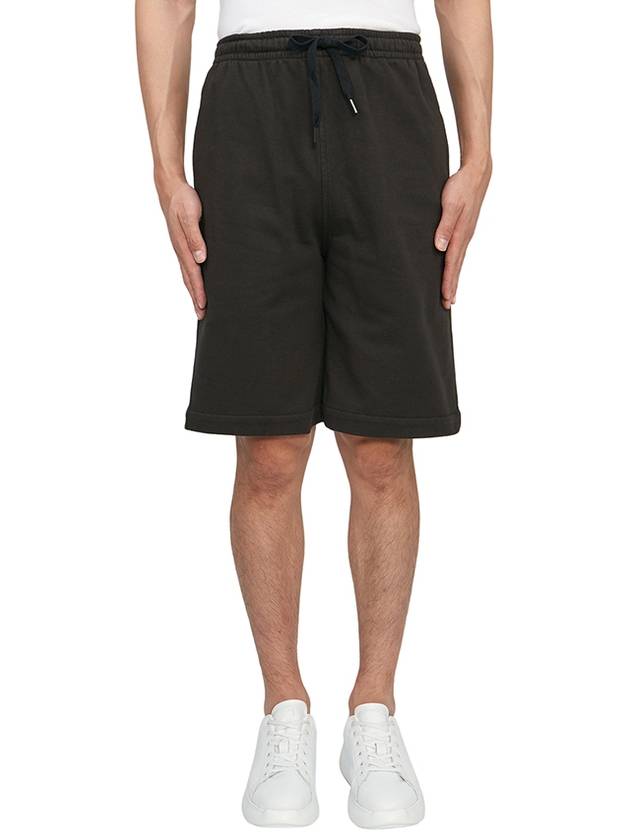 Mahalo Logo Patch Shorts Faded Black - ISABEL MARANT - BALAAN 2