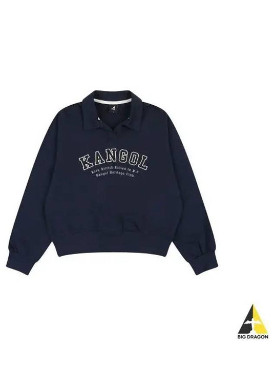 Women s College Athlete Sweat 1769 Navy - KANGOL - BALAAN 1