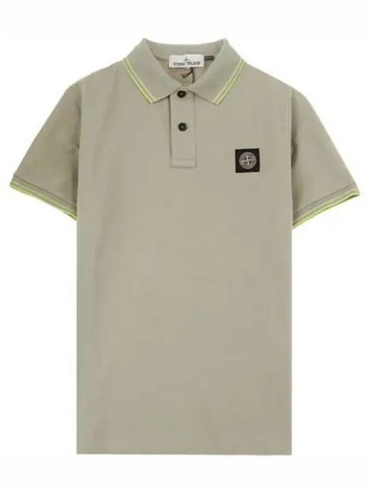 Wappen Patch Short Sleeve Polo Shirt Green - STONE ISLAND - BALAAN 2