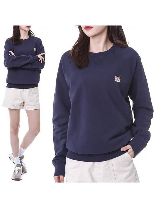 Foxhead embroidery patch women s sweatshirt AM00303KM0001 NA - MAISON KITSUNE - BALAAN 1