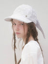 Back Ribbon Wire Cap Blanc - BROWN HAT - BALAAN 1