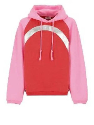 RL Rainbow Hoodie Knit Pink 07T033 Hooded Sweatshirt 1180302 - ERL - BALAAN 1