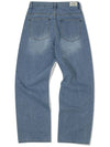 Two Tuck Wide Denim Pants Light Blue - DE GRAND MATIN - BALAAN 4