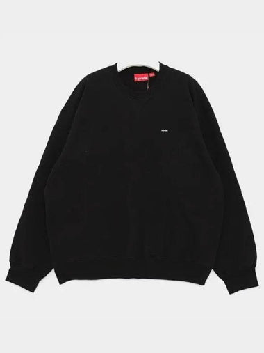 Small box logo sweatshirt FW23SW22 BLACK 271235 1043372 - SUPREME - BALAAN 1