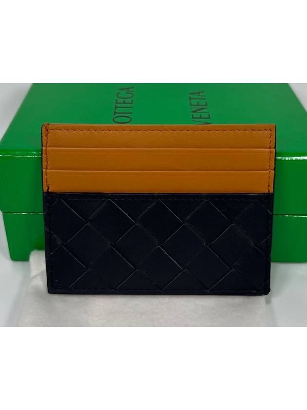 Intrecciato two tone card wallet - BOTTEGA VENETA - BALAAN 3