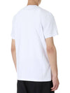 Flocked Logo Short Sleeve T-Shirt White - MONCLER - BALAAN 6