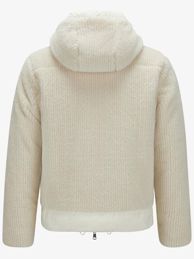 Tejat Reversible Logo Patch Padding Ivory - MONCLER - BALAAN 3