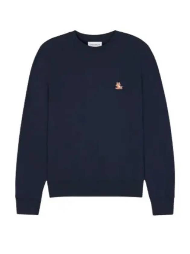 Chillax Patch Regular Sweatshirt Ink Blue - MAISON KITSUNE - BALAAN 2