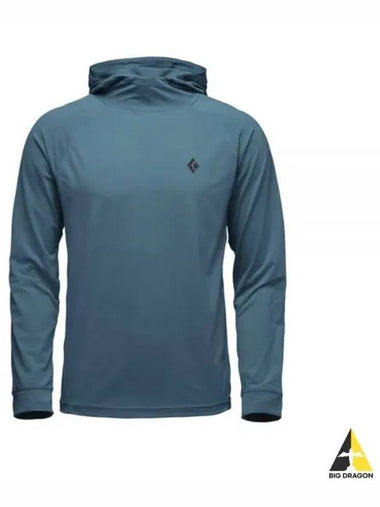 BLACK DIAMOND Alpenglow Hoodie MENS Creek Blue NAMAP752020 - BLACKBROWN - BALAAN 1