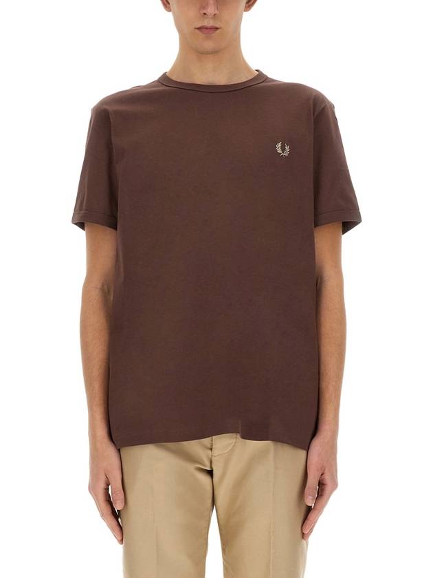 T-SHIRT WITH LOGO - FRED PERRY - BALAAN 1