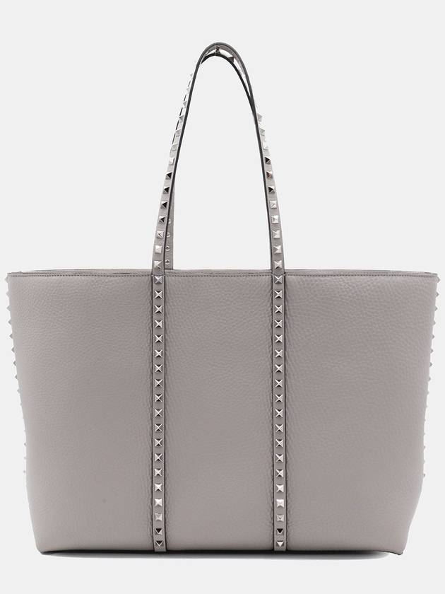 Valentino Garavani Grey Leather Totes - VALENTINO - BALAAN 2