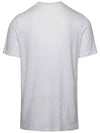 Karman Logo Print Linen Short Sleeve T-Shirt White - ISABEL MARANT - BALAAN 4