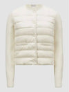 Women s Logo Patch Padded Wool Cardigan 9B00006 M1131 004 - MONCLER - BALAAN 1