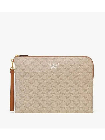 Himmel Lauretos Zipper Large Pouch Beige - MCM - BALAAN 2