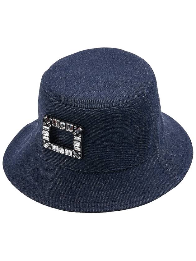 Women's Buckle Bucket Hat RQWH0080100 EMN U820 - ROGER VIVIER - BALAAN 1