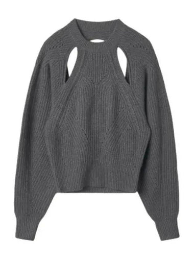 Palma cut out knit gray - ISABEL MARANT - BALAAN 1