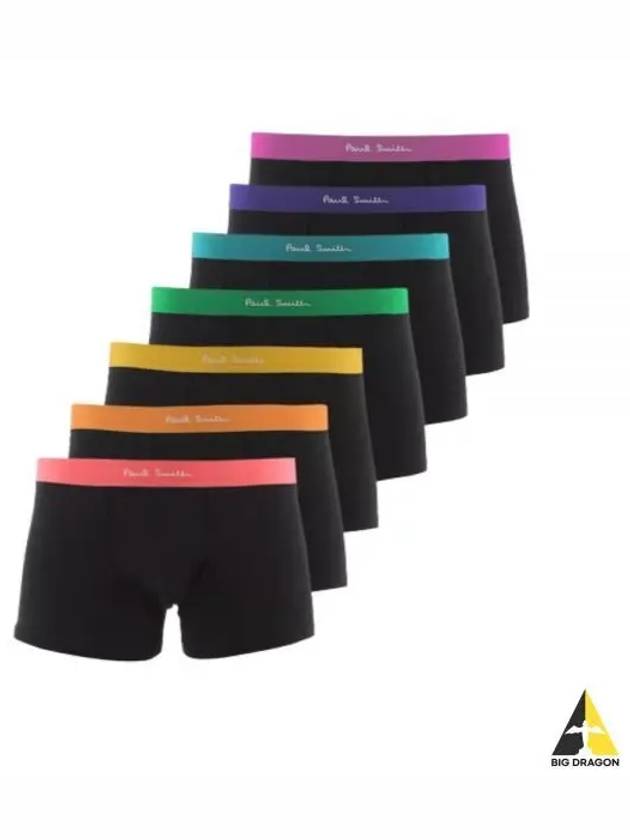 Logo Waistband Organic Cotton Boxer Briefs 7 Pack Set M1A914M7PK1 - PAUL SMITH - BALAAN 2