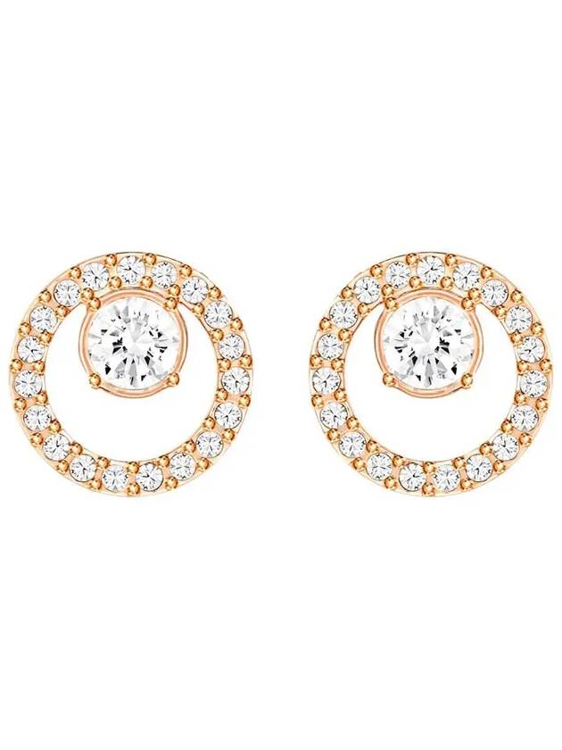 Creativity Stud Earrings Rose Gold - SWAROVSKI - BALAAN 2