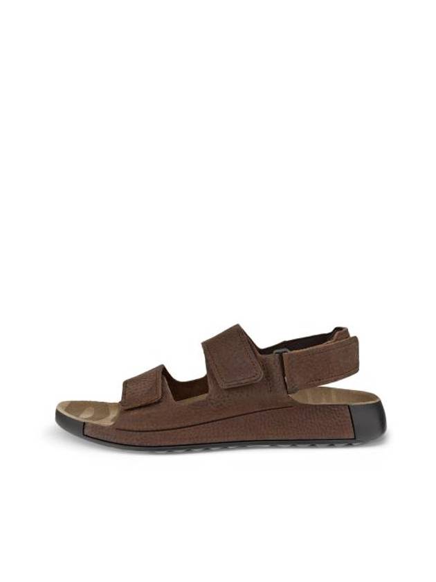 Cozmo Leather Sandals Brown - ECCO - BALAAN 2