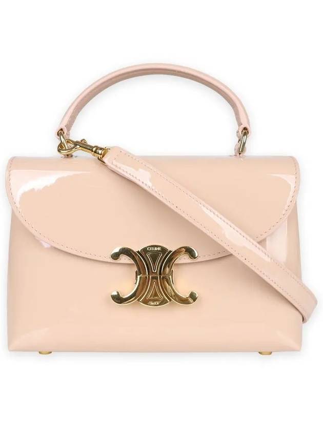 Teen Nino Patent Calfskin Cross Bag Poudre - CELINE - BALAAN 3