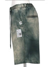 J12PT041 GREEN Satin Bermuda Shorts Pants - MIHARA YASUHIRO - BALAAN 4