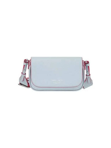 Women s Grainy Flap Mini Bag Light Blue - EMPORIO ARMANI - BALAAN 1