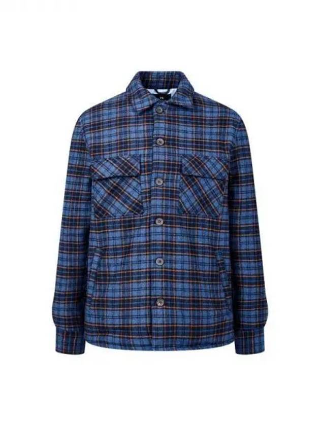 Check pattern padded overshirt blue 271626 - PAUL SMITH - BALAAN 1