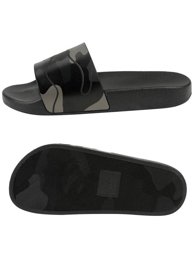 Camouflage Slippers Black - VALENTINO - BALAAN 7